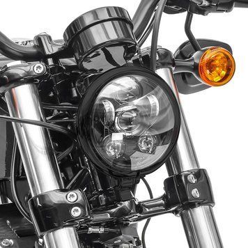 Фара світлодіодна 5,75 дюйма Harley Sportster 1200 T Superlow 14-20 чорна від Craftride