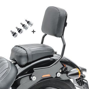 Спинка для Harley Softail 18-25 Craftride R1 с комплектом крепления черный