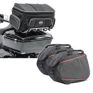 Комплект: задня сумка Honda Gold Wing 1800/1500, Craftride TT1 73 л + бічні внутрішні сумки 2x20 л Honda Gold Wing 1800/1500