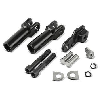 Подножки пассажира для Harley Davidson Cross Bones 08-11 Craftride черный