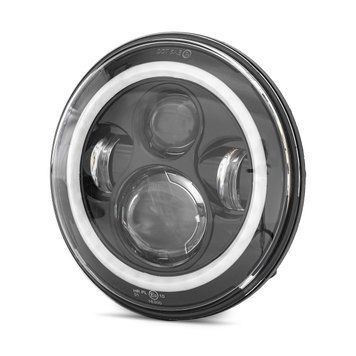 Светодиодная фара 7" для Harley Davidson Fat Boy / 114 / Freewheeler с E-mark черная