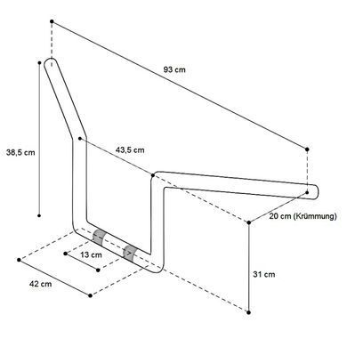Комплект: Руль Ape Hanger Fat B2 Touring 1-1/4", высота 12", подходит для Harley Davidson от Craftride, чёрный + Ручки руля 1" Craftride HG2 Billet CNC, подходят для Harley Davidson с электронным дросселем