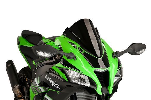 Вітрове скло Z-Racing Puig для KAWASAKI ZX-10R SE 2018-2020 під карбон 8912C