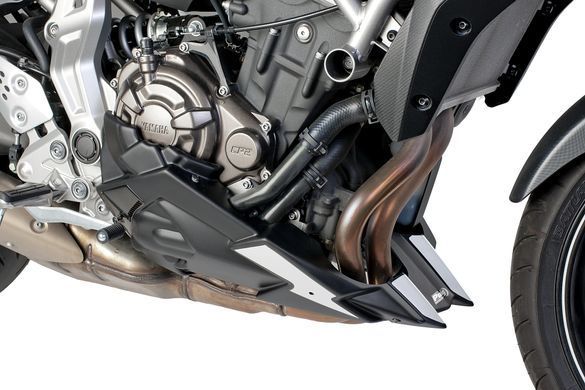 Спойлер двигуна Puig для YAMAHA MT-07 MOTO CAGE 2014-2017 матово-чорного кольору 7022J