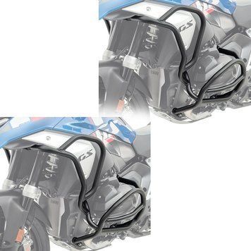 Комплект із 2 захисних дуг Motoguard KT19, сумісних із мотоциклом BMW R 1300 GS 23-25, чорний.