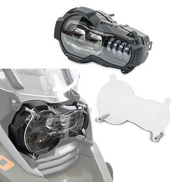 Защита фары + светодиодная фара, совместимая с BMW R 1200 GS / Adventure 04-13 Lumitecs QL2