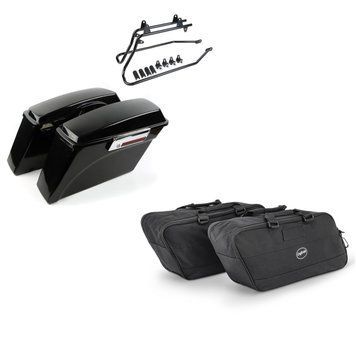 Комплект: боковые кофры для Harley Davidson Heritage Softail Classic 88-17 Craftride + внутренние сумки для Harley Heritage Softail Classic / 114 BG1 Craftride
