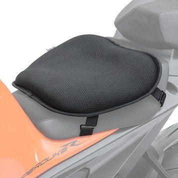 Гелева подушка для мотоциклетного сидіння Tourtecs L Comfort Seat Universal чорного кольору DPLB3