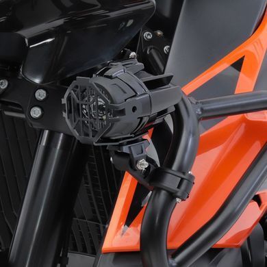 Комплект захисних дуг + фари для KTM 790 Adventure/R 19-21 + сумки Motoguard помаранчевий