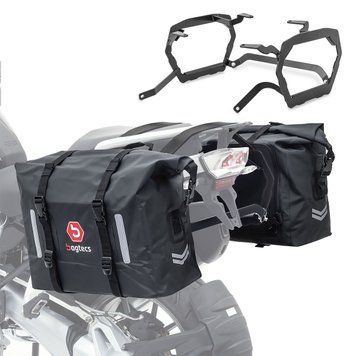 Комплект бічних сумок WP8 сумісний з BMW R 1200 GS/Adventure 13-18 з опорами Bagtecs DPLM1