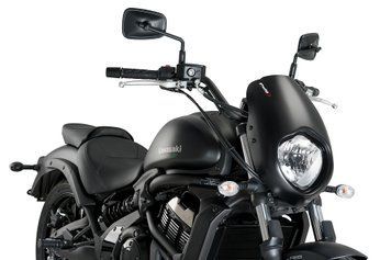 Напівобтічник Anarchy Puig для KAWASAKI VULCAN S 2015-2025 матово-чорного кольору 21093J