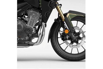 Подовження переднього крила Puig для HONDA NX500 2024-2026 чорного цвета 21255N