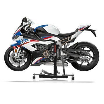 Складная центральная подставка ConStands Power Flex подходит для BMW S 1000 RR 19-26 серого цвета