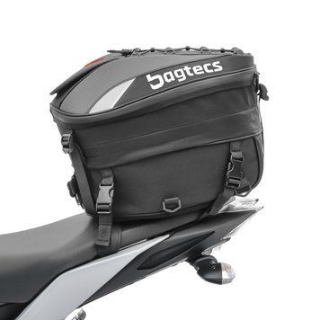 Сумка на заднюю часть мотоцикла Bagtecs черная DK857