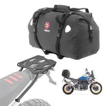 Комплект: багажник + задня сумка 60 л придатний для BMW F 900 GS 2024 Bagtecs SLP-XF60 Задній багажник