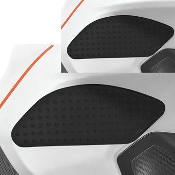 2x Противоскользящие накладки на бак мотоцикла Zaddox, размер M, черные