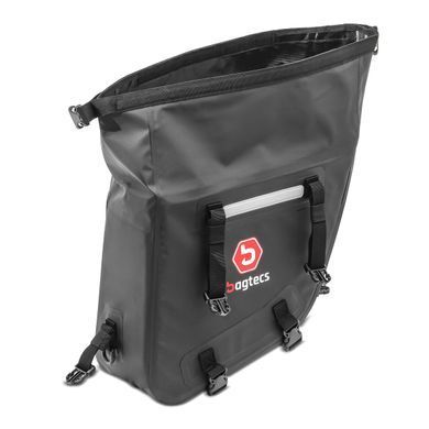 Мотоциклетні сідельні сумки водонепроникні Bagtecs WP6 2x15L із застібкою-рулоном
