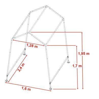 Гараж для мотоцикла Motoguard серый DP2700