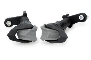 Слайдери на раму R19 Puig для APRILIA RS 660 2025-2026 чорного цвета 22621N