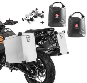 Алюминиевый кейс для KTM 950 Adventure/ S Bagtecs Namib 2x40L + внутренние сумки + монтажный комплект