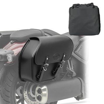 Мотоциклетна сідельна сумка права Craftride Fargo 13Ltr Side Bag for Chopper чорна