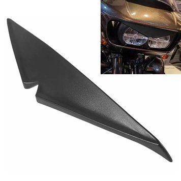 Накладка на фару підходить для мотоциклів Harley Davidson Road Glide Special 15-23, модель Craftride SC1, чорна.