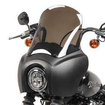 Обтекатель фар MG5 подходит для Harley Davidson Softail Street Bob 18-25, лобовое стекло матово-дымчатое Craftride