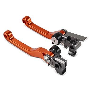 Важель гальма + важіль зчеплення для KTM 250 EXC-F 14-21 Xdure Flex помаранчевий