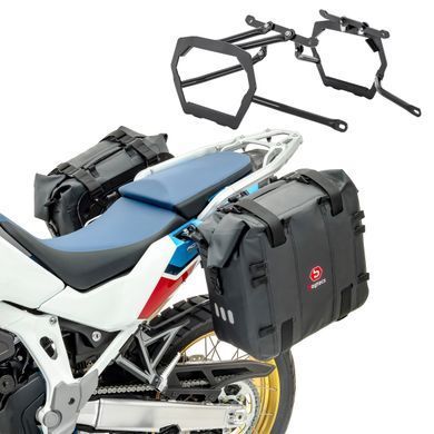 Бічні сумки + кріплення, сумісні з Yamaha Tenere 700 2019&ndash;2024, Bagtecs XA32