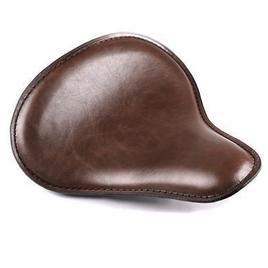 Сидіння Solo Seat Craftride Slim із пружинами для кастомних мотоциклів коричневого кольору