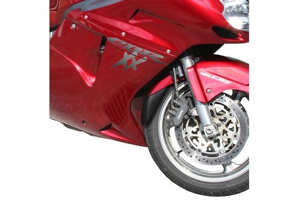 Подовження переднього крила Puig для HONDA CBR1100XX BLACKBIRD 1997-2007 чорного кольору 6432N
