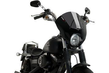 Напівобтічник Dark Night Puig для HARLEY DAVIDSON DYNA STREET BOB FXDB-I 2006-2017 темно-димчастого кольору 21095F