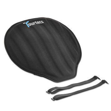 Гелева подушка для мотоциклетного сидіння Tourtecs Neoprene L Comfort, чорна DPLB