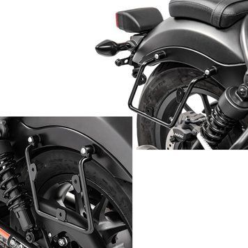 Комплект: Кронштейн для кофров, левый, совместим с Honda Rebel 500 2017&ndash;2024 + Кронштейн для кофров, правый, совместим с Honda Rebel 500 2017&ndash;2024