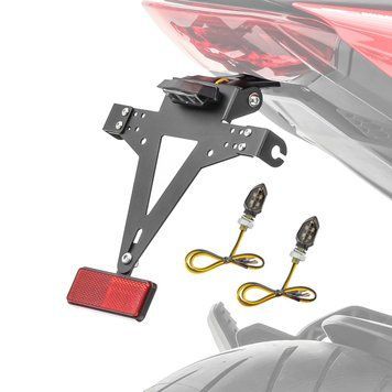 Держатель номерного знака Ducati Monster 937 21-25 держатель номерного знака + светодиодные поворотники KP8 Zaddox