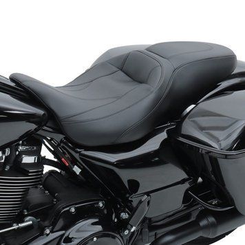 Сидіння Craftride RH4 чорного кольору для мотоцикла Harley Davidson Street Glide 09-22.