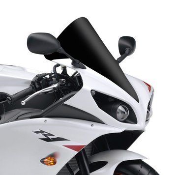 Гоночне вітрове скло RC64 для Yamaha YZF-R1 09-14 Double Bubble Screen Airroad чорне 10057S