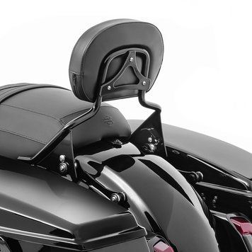 Знімна спинка пасажирського сидіння підходить для мотоциклів Harley Davidson Street Glide Special 15-23 Craftride FR9 чорного кольору.
