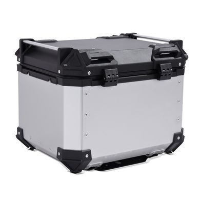 Алюминиевый кофр для мотоцикла Bagtecs XB35, 35 литров, серебристый, Алюминий