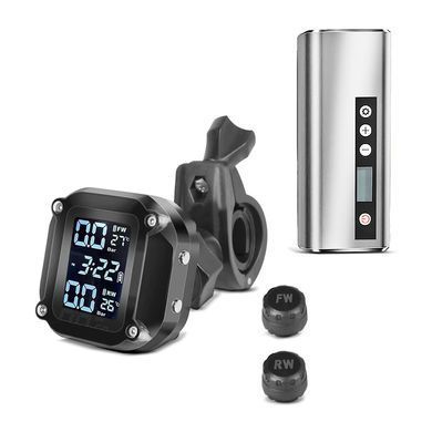 Комплект системи контролю тиску в шинах TPMS з міні-компресором MK3 4000mAh Tourtecs