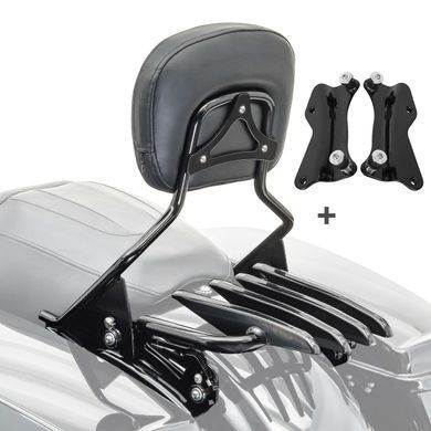 Спинка+багажник XB для Harley Davidson Road King Special 17-25 чорний Craftride