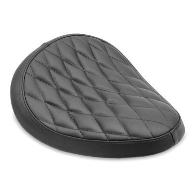 Сидіння для мотоцикла Craftride Diamond Contoured із пружинами для кастомних мотоциклів чорного кольору