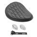 Сидіння для мотоцикла Craftride Diamond Contoured із пружинами для кастомних мотоциклів чорного кольору