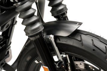 Переднє алюмінієве крило Puig для HARLEY DAVIDSON SPORTSTER 883 IRON XL883N 2009-2011 чорного цвета 9992N