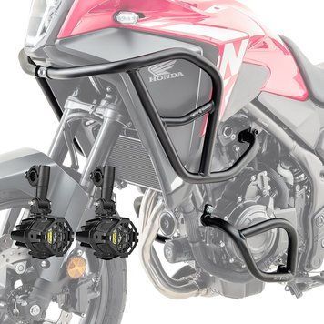 Комплект захисних дуг + додаткові фари Honda NX 500 24-25, Motoguard SG67