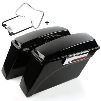 Жесткие кофры подходят для Harley Davidson Road King 97-08 с опорными кронштейнами BC Craftride