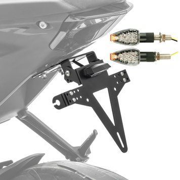 Комплект держателя номерного знака + 2 светодиодных поворотника для Suzuki GSR 750 / 600 Zaddox KP12