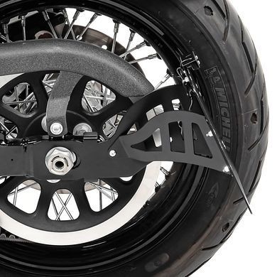 Боковой держатель номерного знака для Harley Davidson Dyna Fat Bob 08-17 Craftride черный