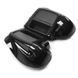 Комплект: нижній вентильований обтічник Harley Davidson Touring Modelle 2014-23-24 Craftride, чорний + кронштейни підтримки кофра, підходить для Harley Davidson Touring 14-24, чорні Craftride