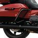 Комплект: нижній вентильований обтічник Harley Davidson Touring Modelle 2014-23-24 Craftride, чорний + кронштейни підтримки кофра, підходить для Harley Davidson Touring 14-24, чорні Craftride